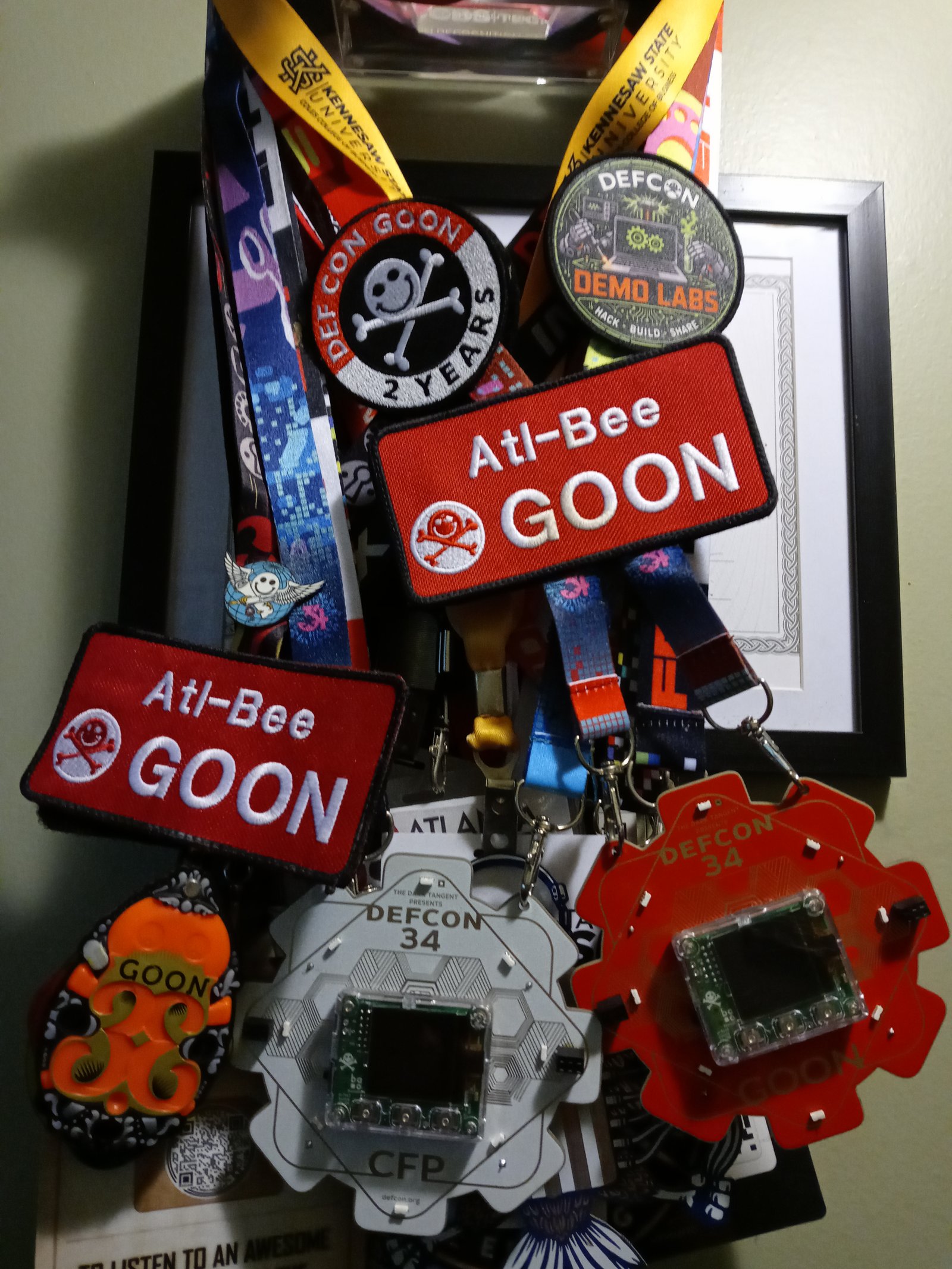 DEFCON badges
